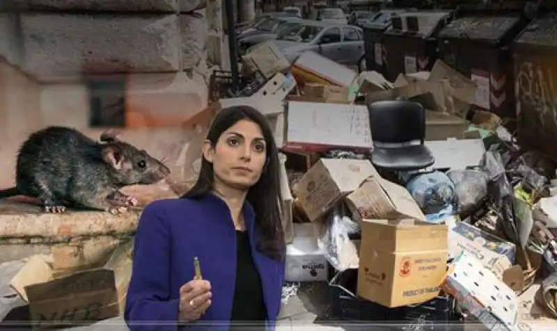 virginia raggi e i ratti