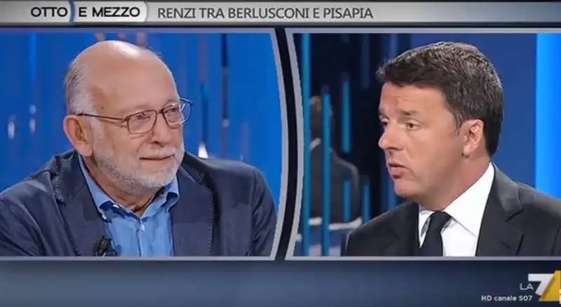 zucconi e renzi a otto e mezzo 