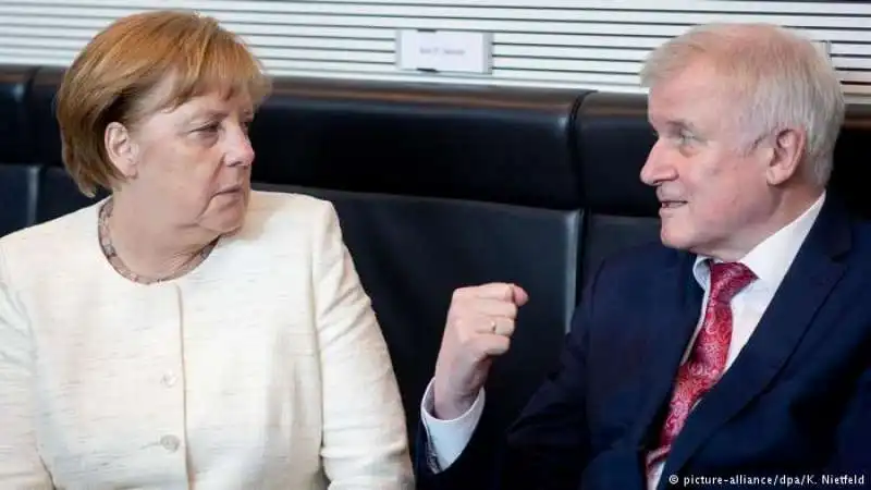 angela merkel horst seehofer