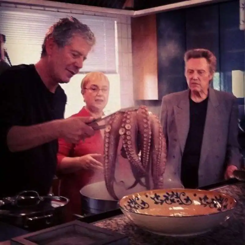 Anthony Bourdain, Lidia Bastianich, Christopher Walken 