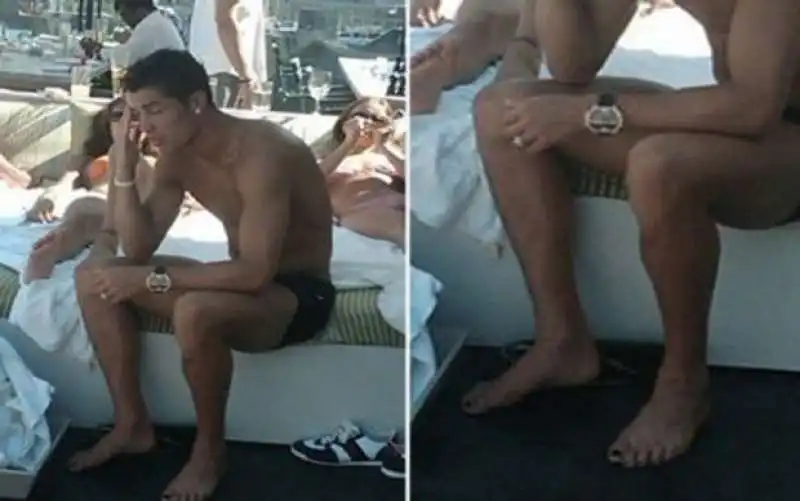 cristiano ronaldo unghie smaltate