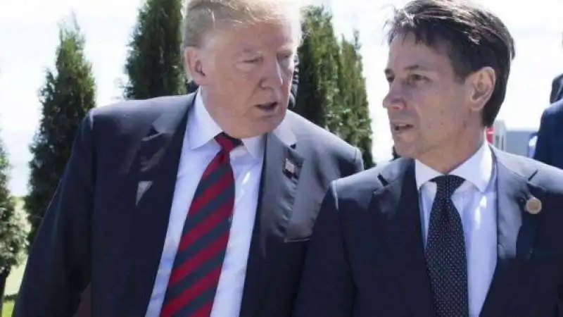 donald trump giuseppe conte