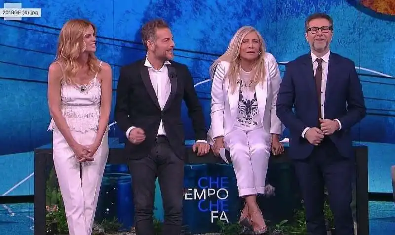 filippa lagerback daniele bossari mara venier fabio fazio