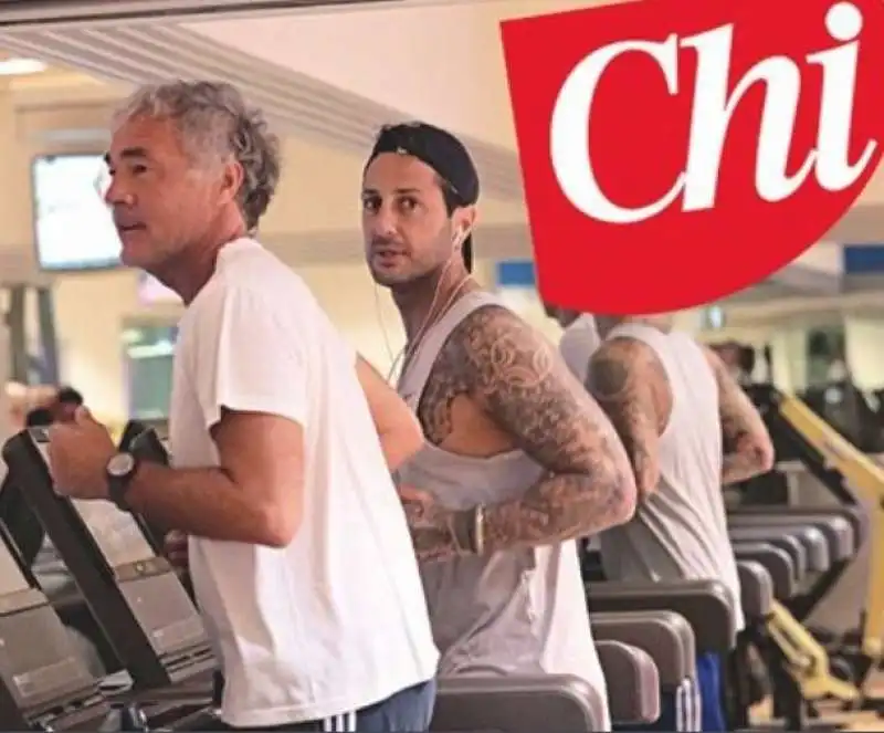 giletti e corona in palestra