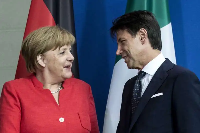 giuseppe  conte  angela  merkel