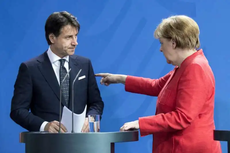 giuseppe conte  angela merkel