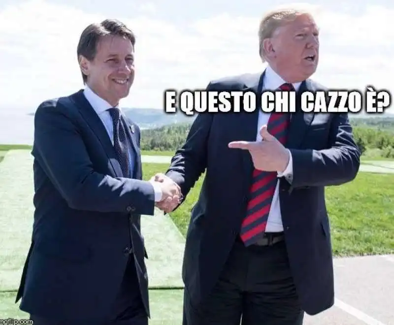 GIUSEPPE CONTE DONALD TRUMP