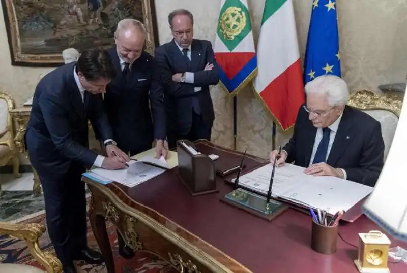 giuseppe conte e mattarella 