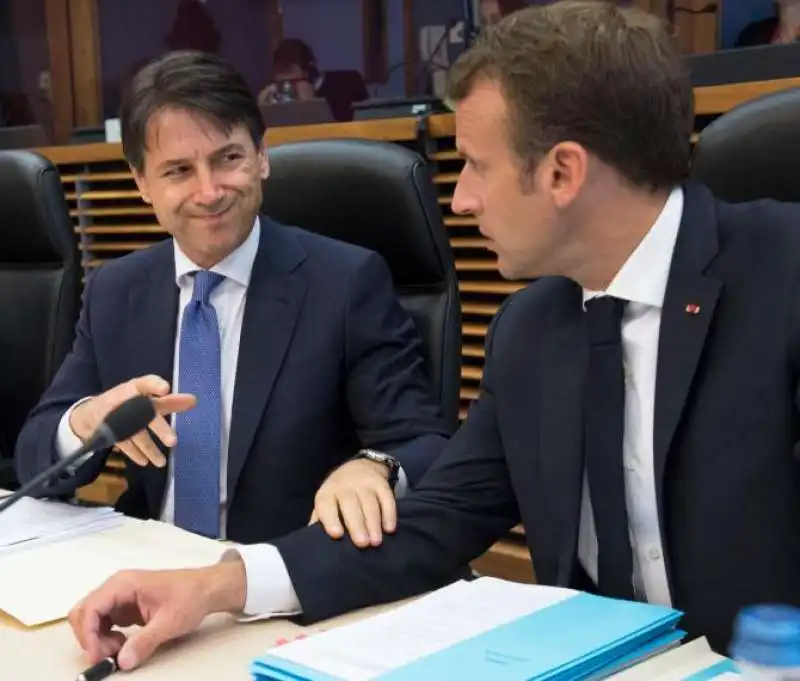 giuseppe conte emmanuel macron 5