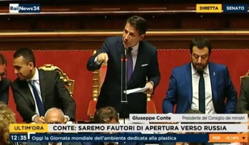 giuseppe conte salvini e di maio discorso prima della fiducia  4