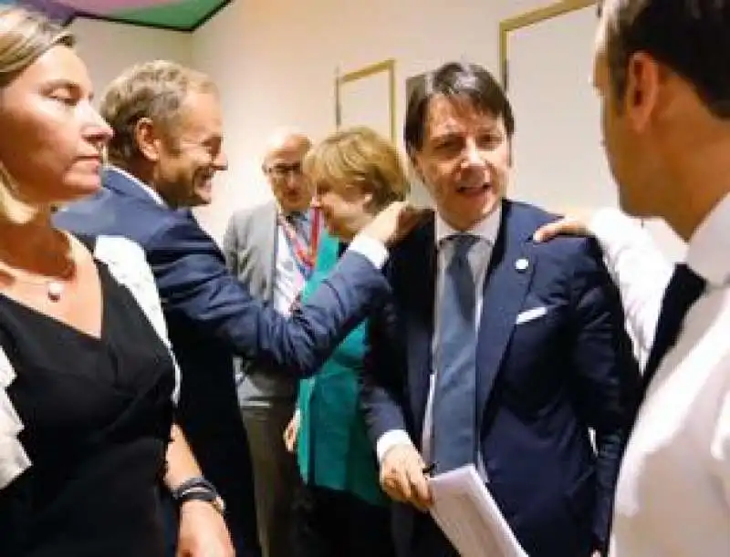 GIUSEPPE CONTE TUSK MOGHERINI