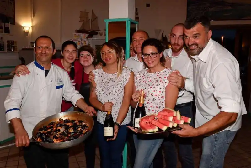 lo staff del ristorante glauco