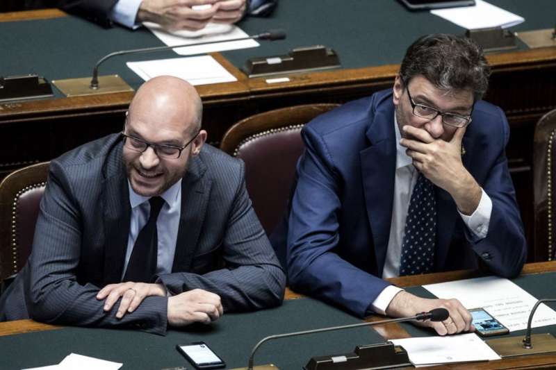 lorenzo fontana e giancarlo giorgetti