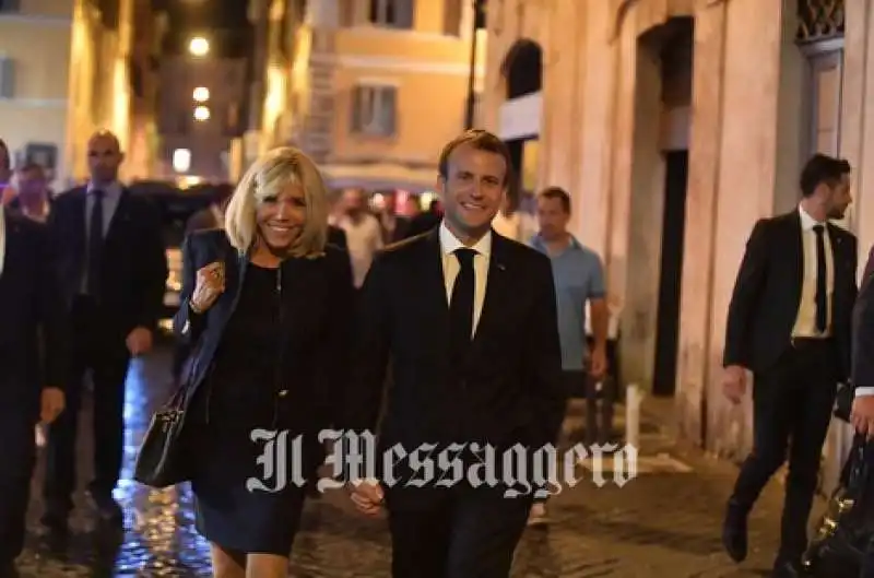 macron e brigitte a roma   foto barillari  