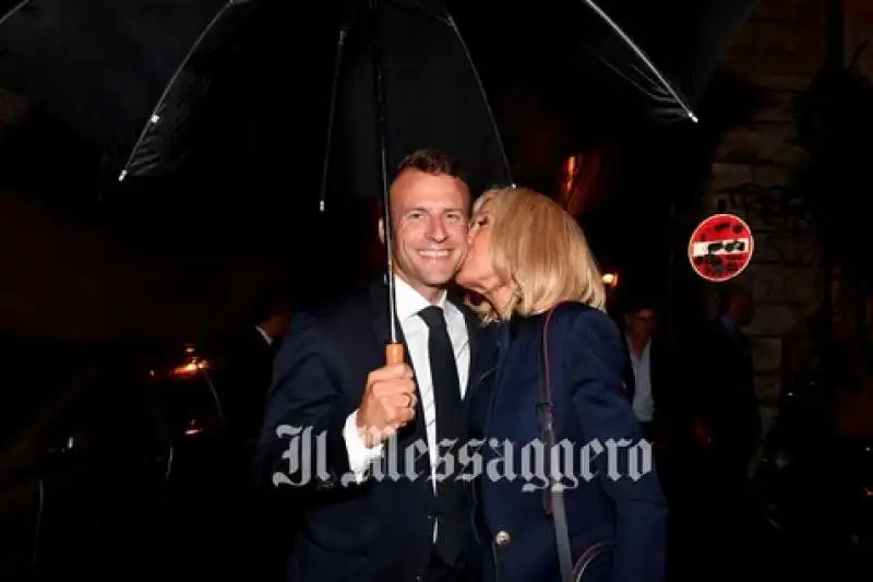 macron e brigitte a roma   foto barillari