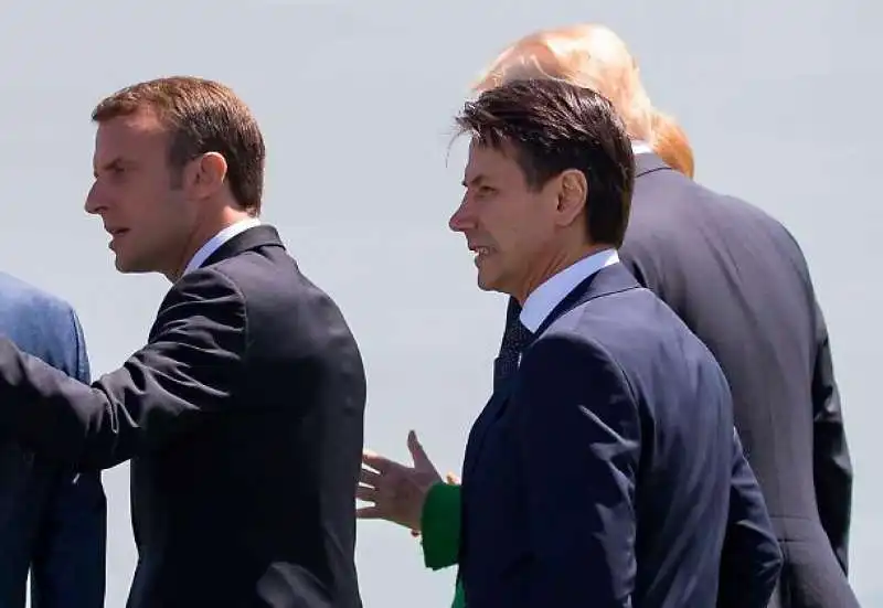 MACRON E GIUSEPPE CONTE