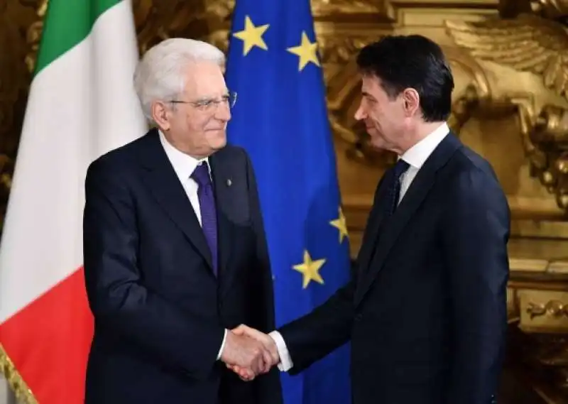 mattarella e conte   