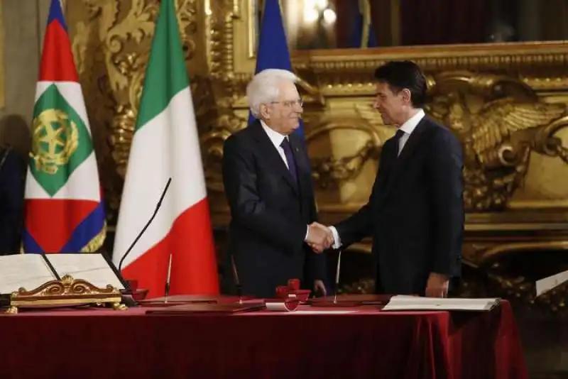 mattarella e giuseppe conte