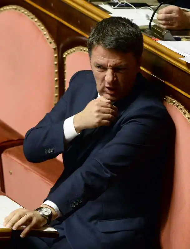 matteo renzi in senato  3