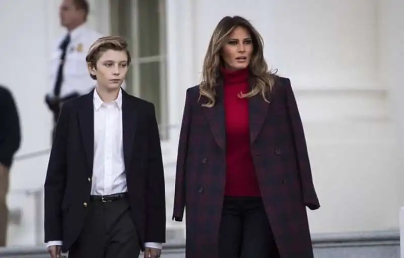 melania trump e barron