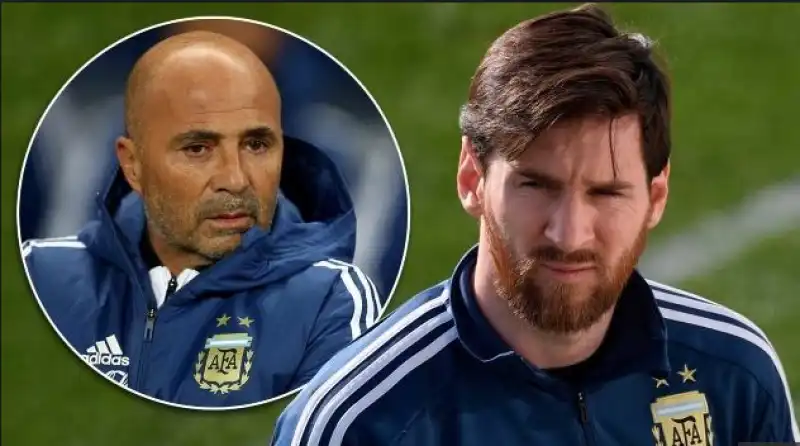 messi sampaoli