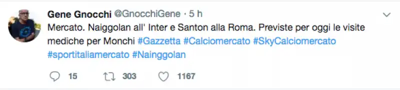 nainggolan inter ironie rete