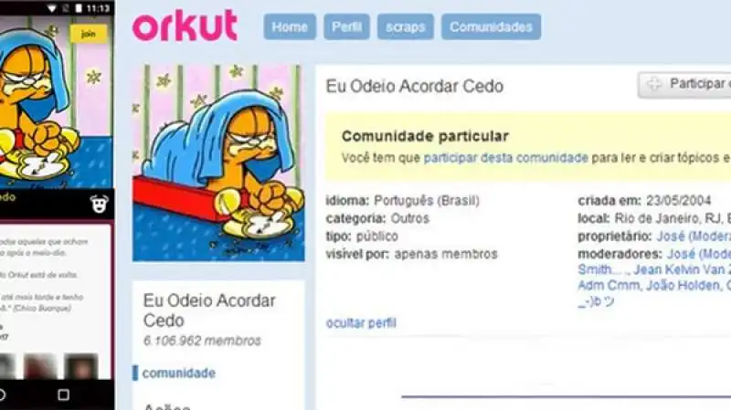 orkut  social network