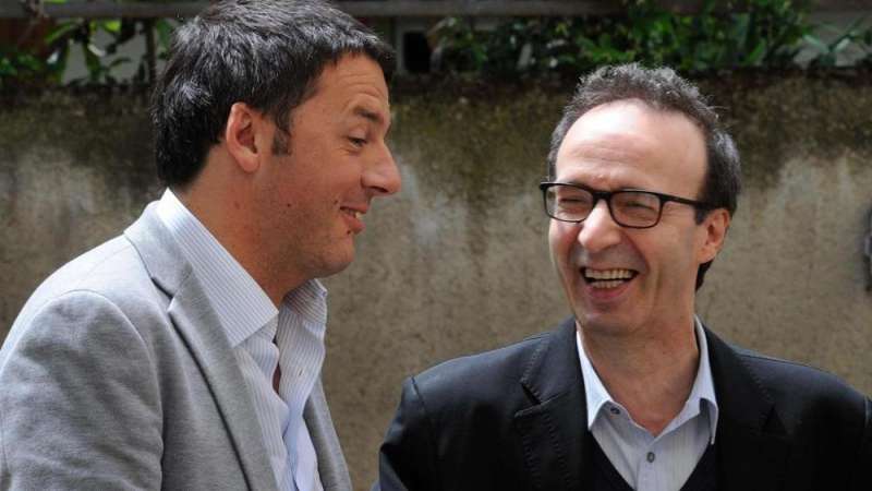 ROBERTO BENIGNI MATTEO RENZI