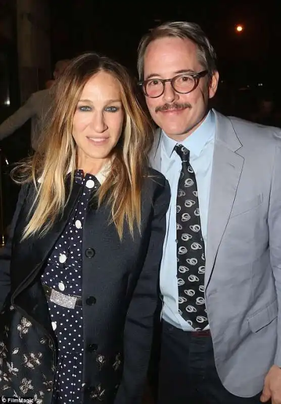 sarah jessica parker con il marito matthew broderick