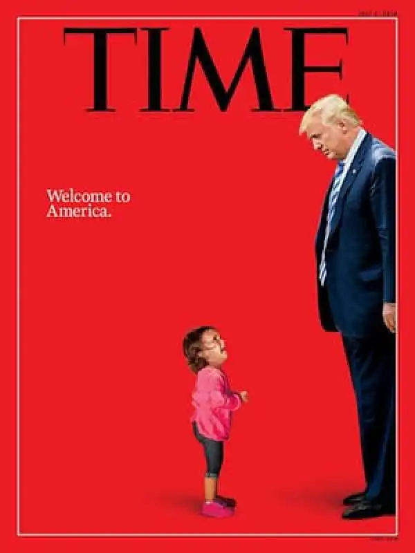 TIME TRUMP BAMBINA MIGRANTE