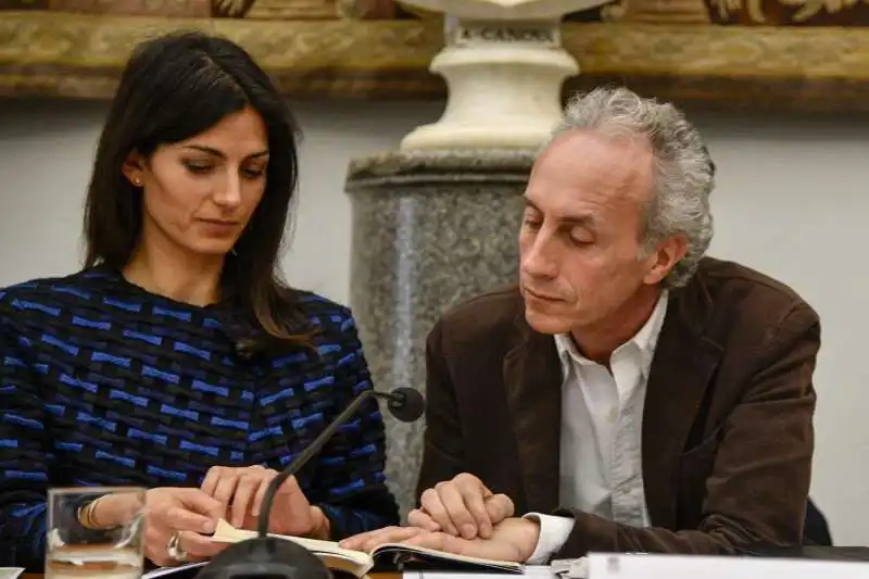 VIRGINIA RAGGI E MARCO TRAVAGLIO