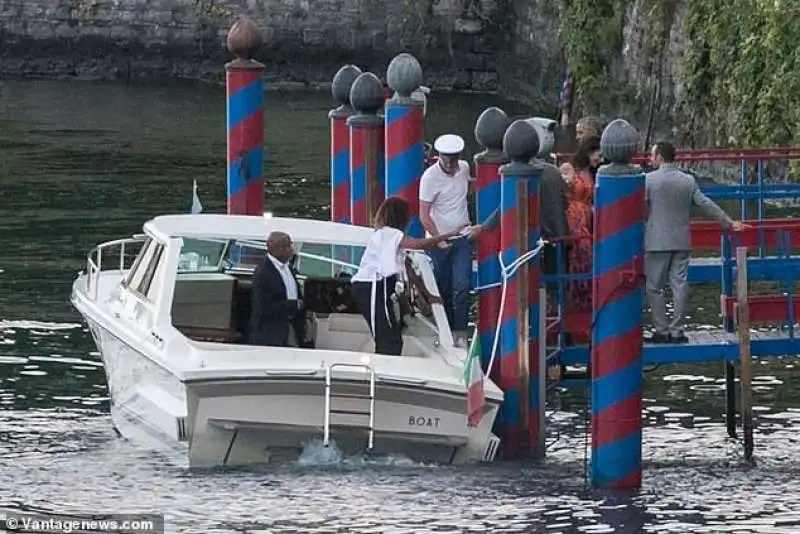 barack obama e famiglia ospite di george clooney sul lago di como