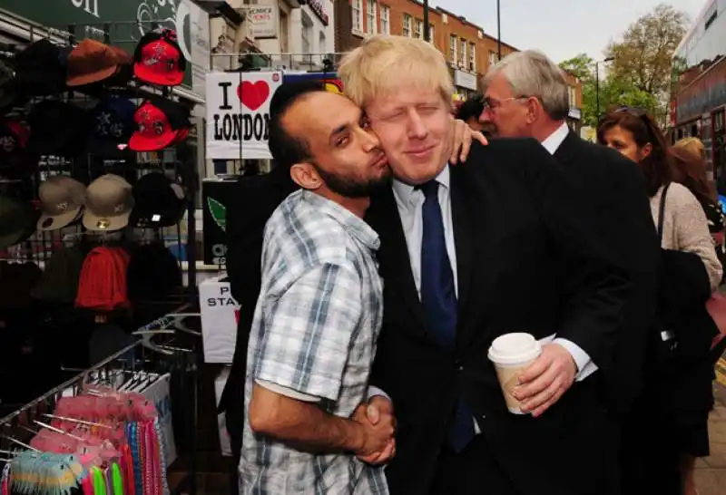 boris johnson e i fan