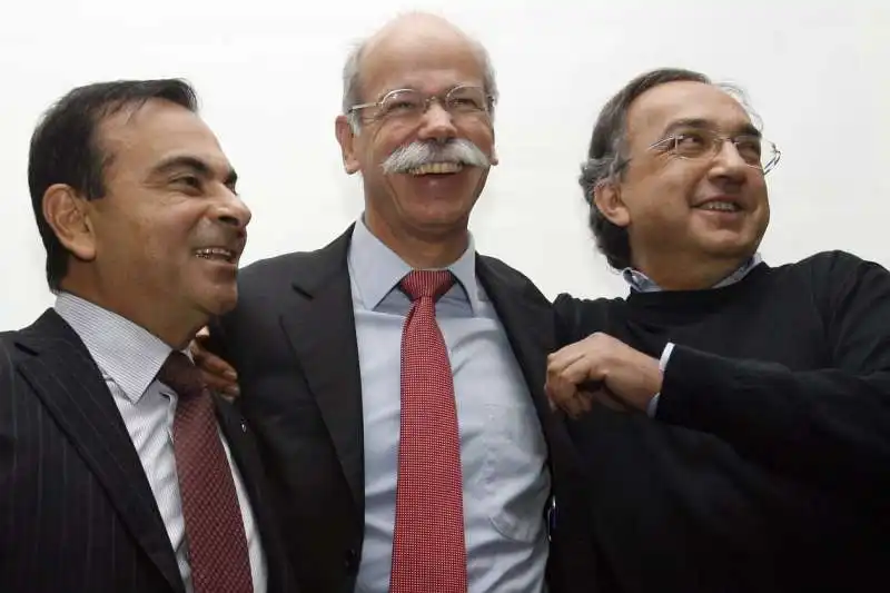 Carlos Ghosn, Dieter Zetsche, Sergio Marchionne