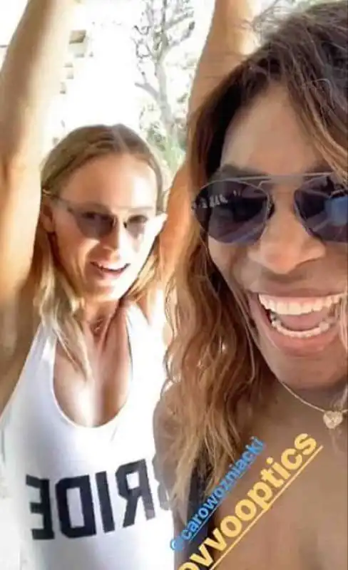 caroline wozniacki e serena williams