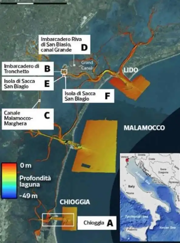 cnr i disastri delle grandi navi sui fondali di venezia  1