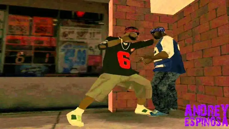 crips vs bloods gang in gta