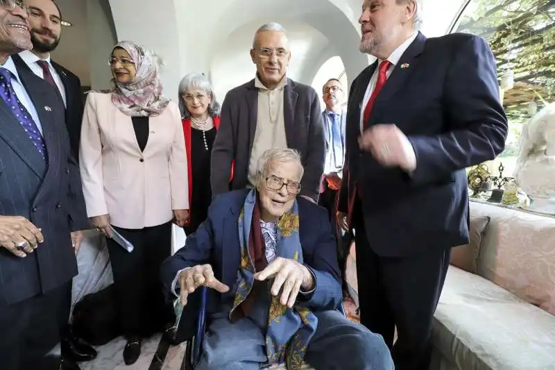 franco zeffirelli nella sua casa museo sull'appia antica 6