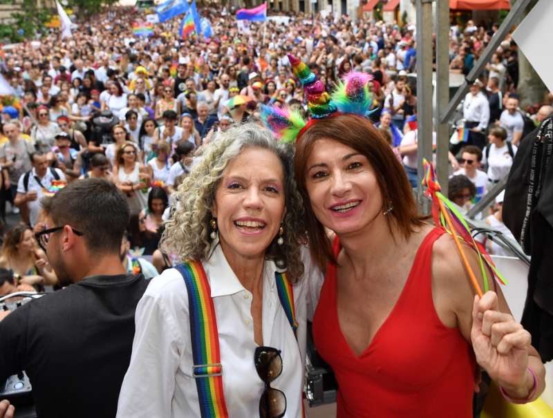 gay pride 2019 monica cirinna e vladimir luxuria