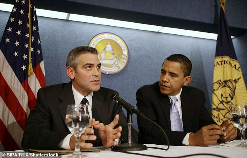 george clooney barack obama