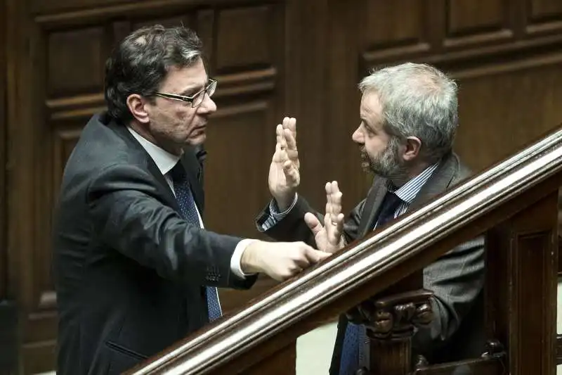 GIANCARLO GIORGETTI E CLAUDIO BORGHI