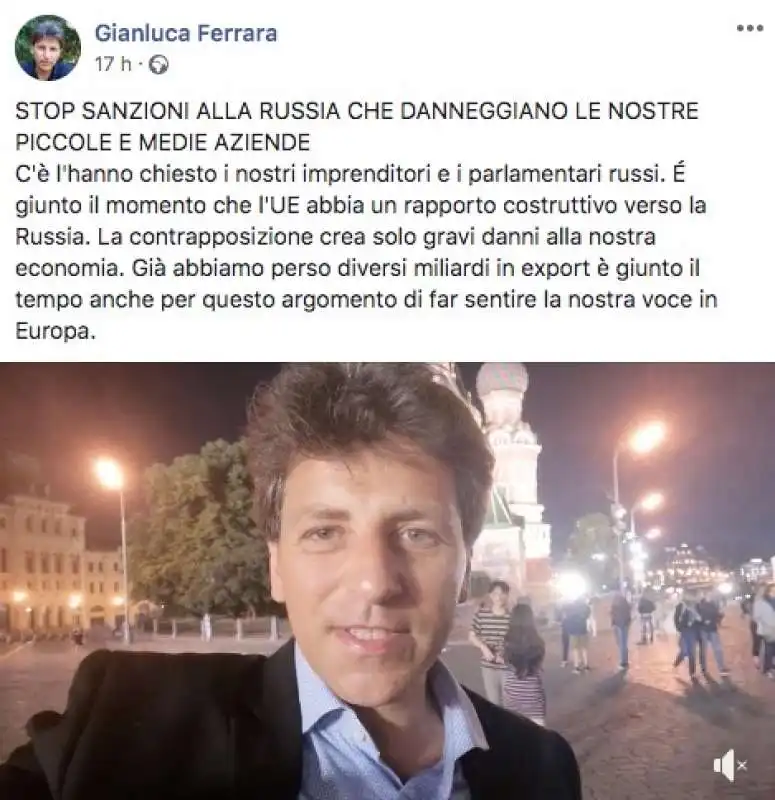 gianluca ferrara a mosca  