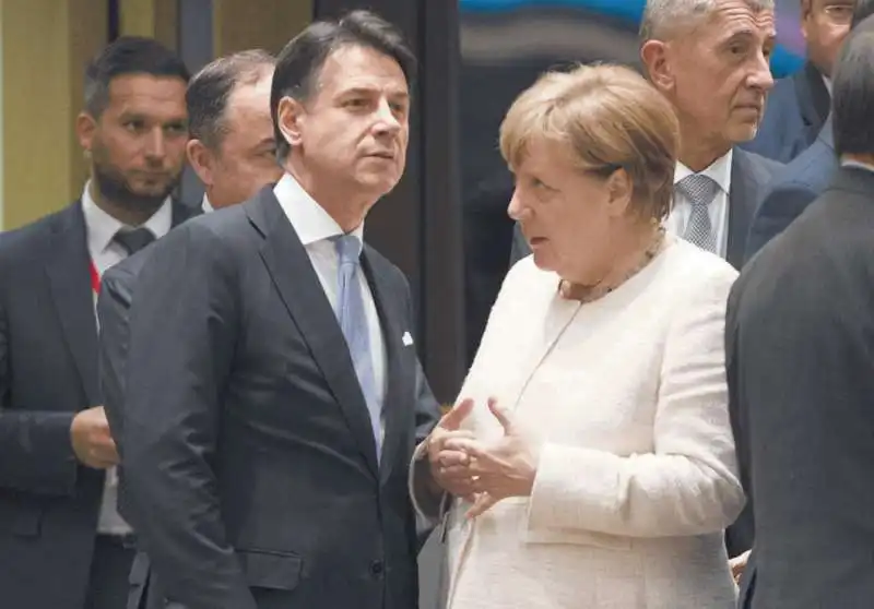 GIUSEPPE CONTE E ANGELA MERKEL