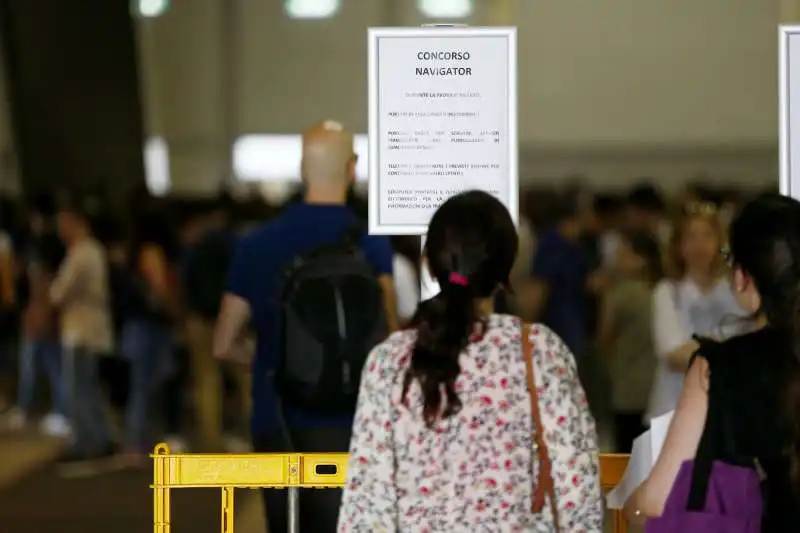 il concorso per navigator alla fiera di roma 21