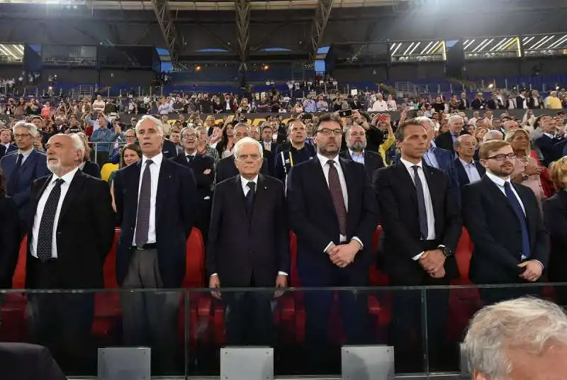 il presidente mattarella al golden gala 2019 foto mezzelani gmt007