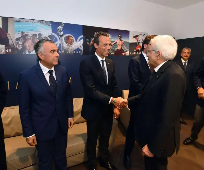 il presidente mattarella con carlo mornati foto mezzelani gmt