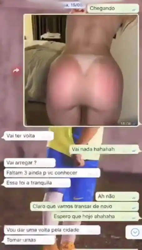 la chat tra neymar e la donna che lo accusa di stupro 4