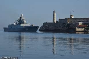 la nave gorshkov arriva al porto de l'avana