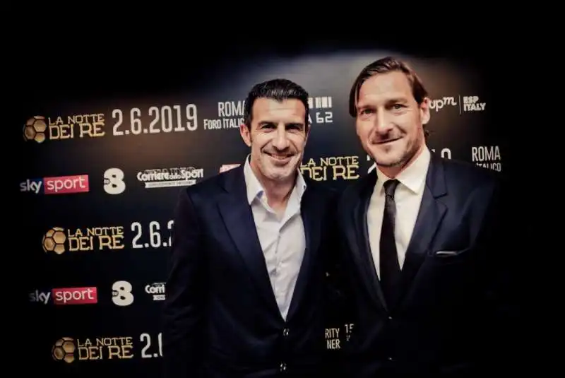 la notte dei re luis figo francesco totti