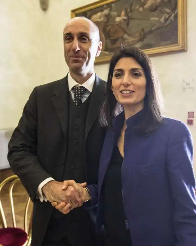 luca lanzalone virginia raggi foto lapresse